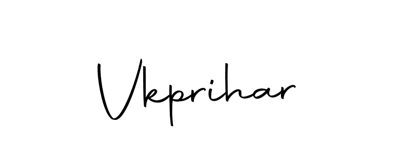 Use a signature maker to create a handwritten signature online. With this signature software, you can design (Autography-DOLnW) your own signature for name Vkprihar. Vkprihar signature style 10 images and pictures png