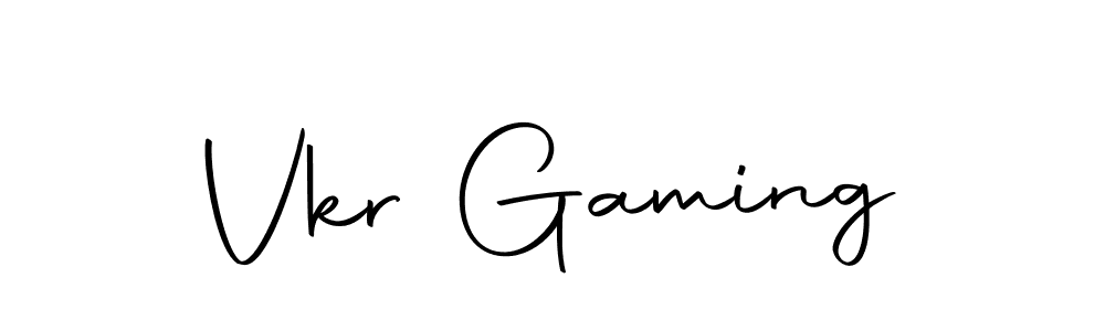 Also we have Vkr Gaming name is the best signature style. Create professional handwritten signature collection using Autography-DOLnW autograph style. Vkr Gaming signature style 10 images and pictures png