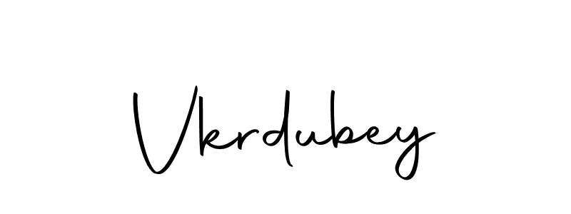 Create a beautiful signature design for name Vkrdubey. With this signature (Autography-DOLnW) fonts, you can make a handwritten signature for free. Vkrdubey signature style 10 images and pictures png