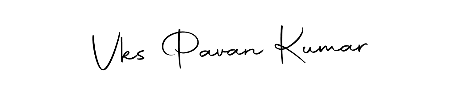 You can use this online signature creator to create a handwritten signature for the name Vks Pavan Kumar. This is the best online autograph maker. Vks Pavan Kumar signature style 10 images and pictures png