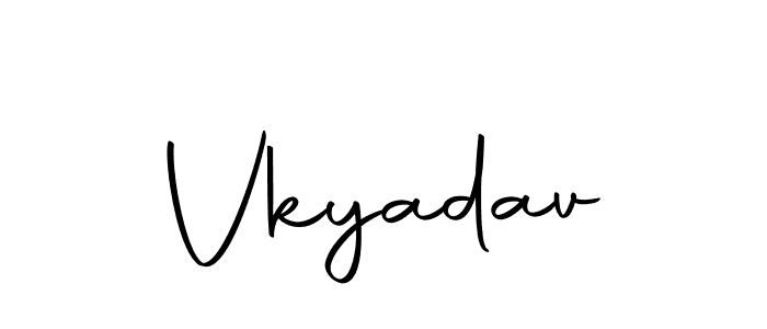 How to make Vkyadav name signature. Use Autography-DOLnW style for creating short signs online. This is the latest handwritten sign. Vkyadav signature style 10 images and pictures png