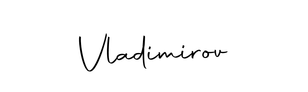 Create a beautiful signature design for name Vladimirov. With this signature (Autography-DOLnW) fonts, you can make a handwritten signature for free. Vladimirov signature style 10 images and pictures png