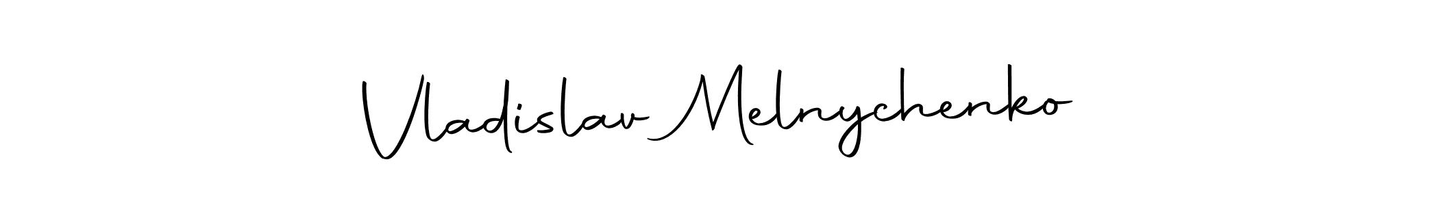 How to make Vladislav Melnychenko name signature. Use Autography-DOLnW style for creating short signs online. This is the latest handwritten sign. Vladislav Melnychenko signature style 10 images and pictures png