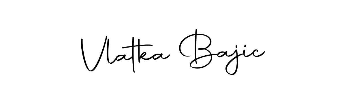 Use a signature maker to create a handwritten signature online. With this signature software, you can design (Autography-DOLnW) your own signature for name Vlatka Bajic. Vlatka Bajic signature style 10 images and pictures png