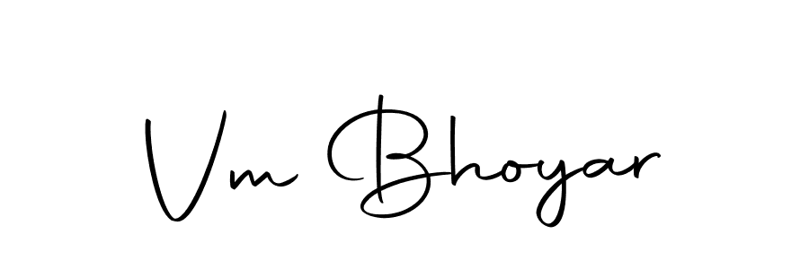 Make a beautiful signature design for name Vm Bhoyar. Use this online signature maker to create a handwritten signature for free. Vm Bhoyar signature style 10 images and pictures png