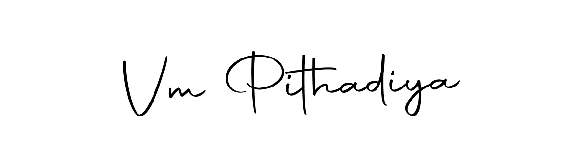 Once you've used our free online signature maker to create your best signature Autography-DOLnW style, it's time to enjoy all of the benefits that Vm Pithadiya name signing documents. Vm Pithadiya signature style 10 images and pictures png