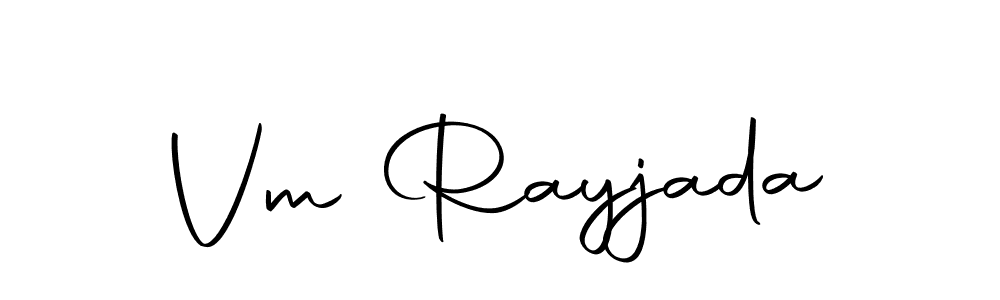 How to make Vm Rayjada signature? Autography-DOLnW is a professional autograph style. Create handwritten signature for Vm Rayjada name. Vm Rayjada signature style 10 images and pictures png