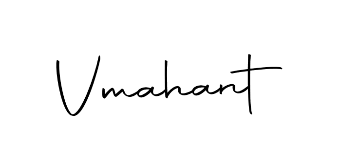 You should practise on your own different ways (Autography-DOLnW) to write your name (Vmahant) in signature. don't let someone else do it for you. Vmahant signature style 10 images and pictures png