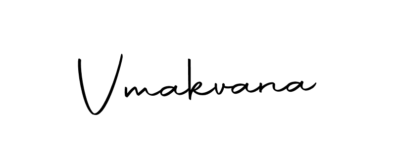 Make a beautiful signature design for name Vmakvana. With this signature (Autography-DOLnW) style, you can create a handwritten signature for free. Vmakvana signature style 10 images and pictures png