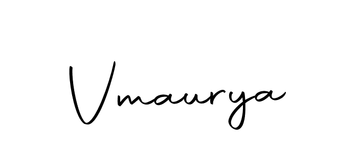 Design your own signature with our free online signature maker. With this signature software, you can create a handwritten (Autography-DOLnW) signature for name Vmaurya. Vmaurya signature style 10 images and pictures png