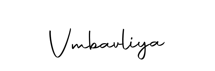 Create a beautiful signature design for name Vmbavliya. With this signature (Autography-DOLnW) fonts, you can make a handwritten signature for free. Vmbavliya signature style 10 images and pictures png