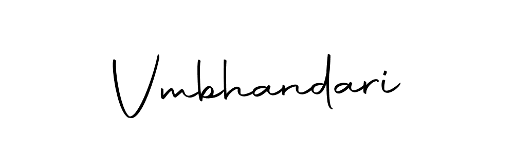 The best way (Autography-DOLnW) to make a short signature is to pick only two or three words in your name. The name Vmbhandari include a total of six letters. For converting this name. Vmbhandari signature style 10 images and pictures png