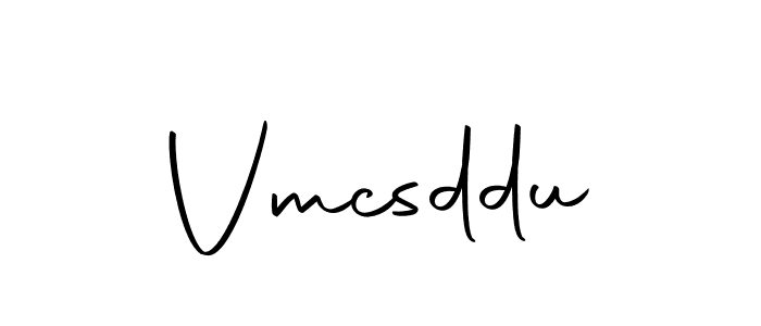 Design your own signature with our free online signature maker. With this signature software, you can create a handwritten (Autography-DOLnW) signature for name Vmcsddu. Vmcsddu signature style 10 images and pictures png