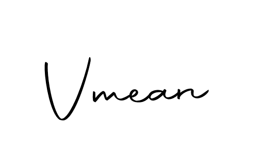 Make a beautiful signature design for name Vmean. With this signature (Autography-DOLnW) style, you can create a handwritten signature for free. Vmean signature style 10 images and pictures png