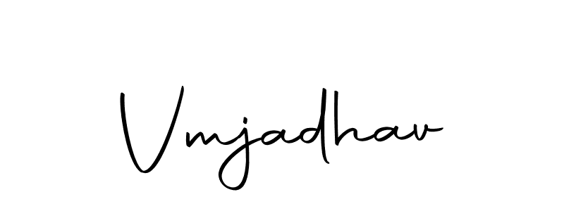 Autography-DOLnW is a professional signature style that is perfect for those who want to add a touch of class to their signature. It is also a great choice for those who want to make their signature more unique. Get Vmjadhav name to fancy signature for free. Vmjadhav signature style 10 images and pictures png