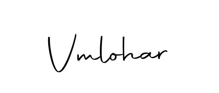 Vmlohar stylish signature style. Best Handwritten Sign (Autography-DOLnW) for my name. Handwritten Signature Collection Ideas for my name Vmlohar. Vmlohar signature style 10 images and pictures png