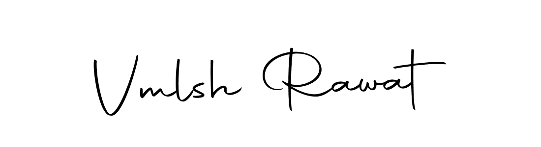 Make a beautiful signature design for name Vmlsh Rawat. Use this online signature maker to create a handwritten signature for free. Vmlsh Rawat signature style 10 images and pictures png