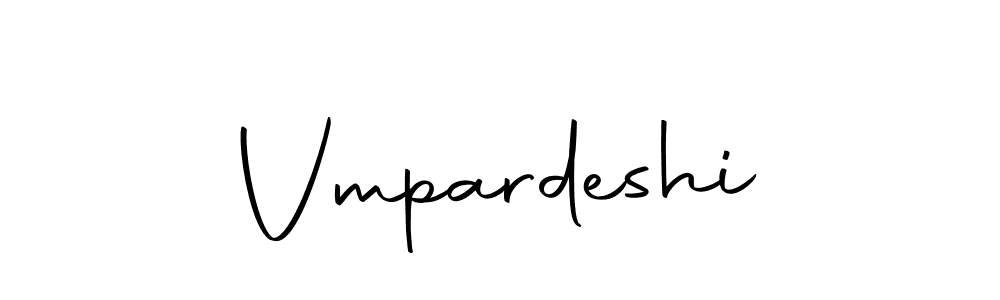 Vmpardeshi stylish signature style. Best Handwritten Sign (Autography-DOLnW) for my name. Handwritten Signature Collection Ideas for my name Vmpardeshi. Vmpardeshi signature style 10 images and pictures png