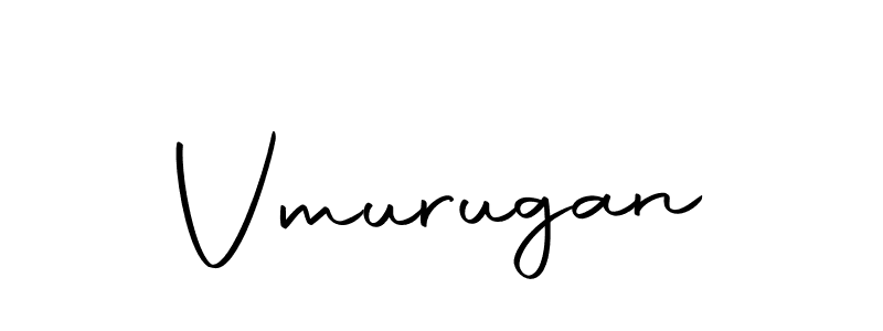 Make a beautiful signature design for name Vmurugan. With this signature (Autography-DOLnW) style, you can create a handwritten signature for free. Vmurugan signature style 10 images and pictures png