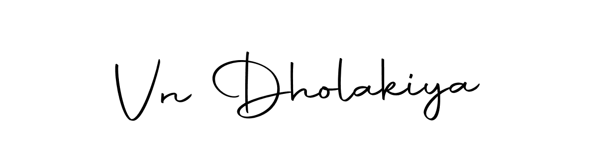 Also we have Vn Dholakiya name is the best signature style. Create professional handwritten signature collection using Autography-DOLnW autograph style. Vn Dholakiya signature style 10 images and pictures png