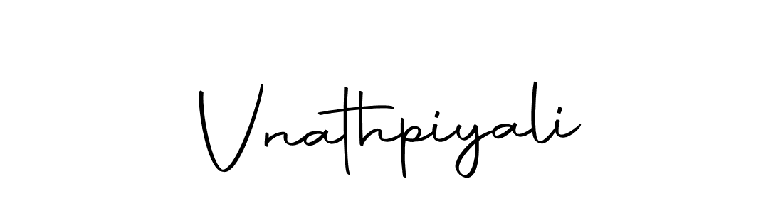 Make a beautiful signature design for name Vnathpiyali. With this signature (Autography-DOLnW) style, you can create a handwritten signature for free. Vnathpiyali signature style 10 images and pictures png