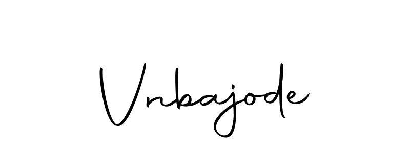 Make a beautiful signature design for name Vnbajode. With this signature (Autography-DOLnW) style, you can create a handwritten signature for free. Vnbajode signature style 10 images and pictures png