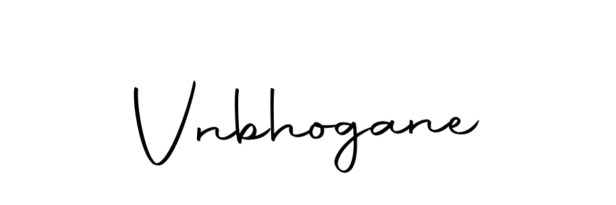 Design your own signature with our free online signature maker. With this signature software, you can create a handwritten (Autography-DOLnW) signature for name Vnbhogane. Vnbhogane signature style 10 images and pictures png