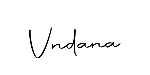 You should practise on your own different ways (Autography-DOLnW) to write your name (Vndana) in signature. don't let someone else do it for you. Vndana signature style 10 images and pictures png