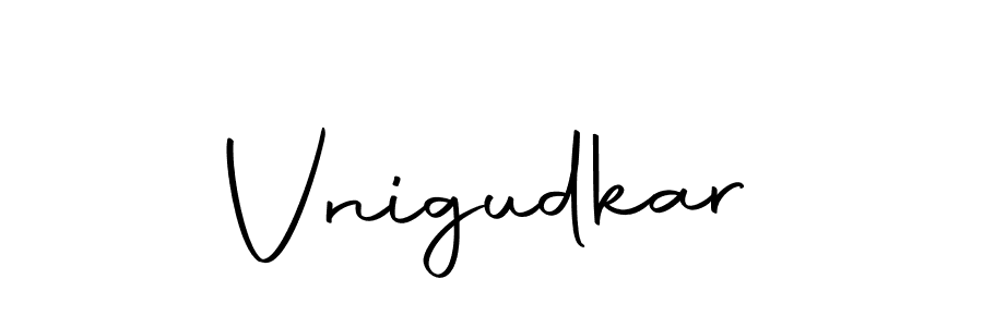 The best way (Autography-DOLnW) to make a short signature is to pick only two or three words in your name. The name Vnigudkar include a total of six letters. For converting this name. Vnigudkar signature style 10 images and pictures png