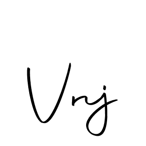 How to make Vnj signature? Autography-DOLnW is a professional autograph style. Create handwritten signature for Vnj name. Vnj signature style 10 images and pictures png