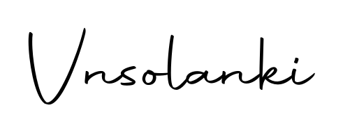 Practice writing Vnsolanki with the flow of Autography-DOLnW lettering. A fantastic source of inspiration for developing your personal signature style. Vnsolanki signature style 10 images and pictures png