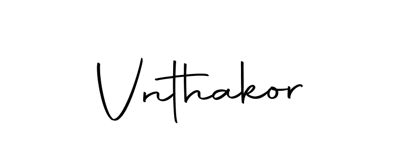 How to make Vnthakor signature? Autography-DOLnW is a professional autograph style. Create handwritten signature for Vnthakor name. Vnthakor signature style 10 images and pictures png