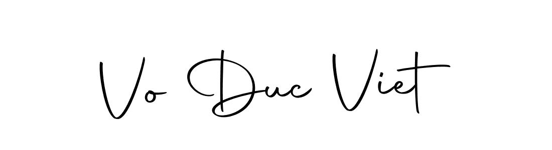 Create a beautiful signature design for name Vo Duc Viet. With this signature (Autography-DOLnW) fonts, you can make a handwritten signature for free. Vo Duc Viet signature style 10 images and pictures png