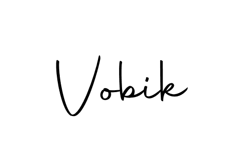 Similarly Autography-DOLnW is the best handwritten signature design. Signature creator online .You can use it as an online autograph creator for name Vobik. Vobik signature style 10 images and pictures png