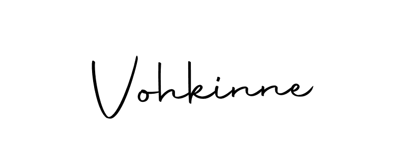 How to make Vohkinne name signature. Use Autography-DOLnW style for creating short signs online. This is the latest handwritten sign. Vohkinne signature style 10 images and pictures png