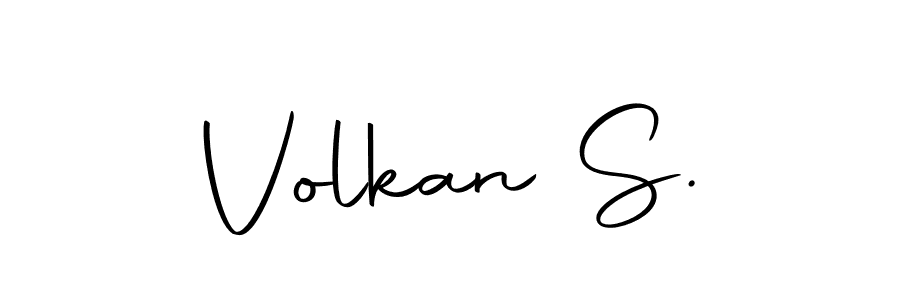 Make a beautiful signature design for name Volkan S.. With this signature (Autography-DOLnW) style, you can create a handwritten signature for free. Volkan S. signature style 10 images and pictures png