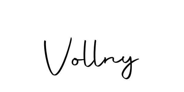 Create a beautiful signature design for name Vollny. With this signature (Autography-DOLnW) fonts, you can make a handwritten signature for free. Vollny signature style 10 images and pictures png