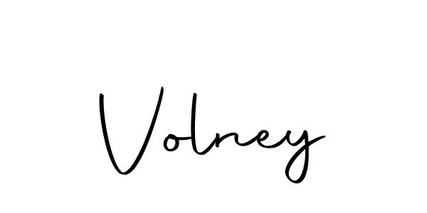 Make a beautiful signature design for name Volney. With this signature (Autography-DOLnW) style, you can create a handwritten signature for free. Volney signature style 10 images and pictures png
