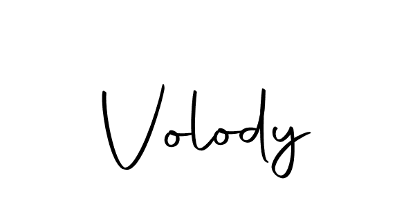 Make a beautiful signature design for name Volody. With this signature (Autography-DOLnW) style, you can create a handwritten signature for free. Volody signature style 10 images and pictures png