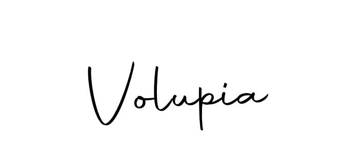 Create a beautiful signature design for name Volupia. With this signature (Autography-DOLnW) fonts, you can make a handwritten signature for free. Volupia signature style 10 images and pictures png