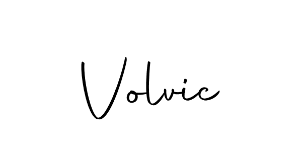 Volvic stylish signature style. Best Handwritten Sign (Autography-DOLnW) for my name. Handwritten Signature Collection Ideas for my name Volvic. Volvic signature style 10 images and pictures png