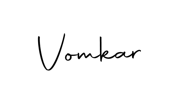 Make a beautiful signature design for name Vomkar. Use this online signature maker to create a handwritten signature for free. Vomkar signature style 10 images and pictures png