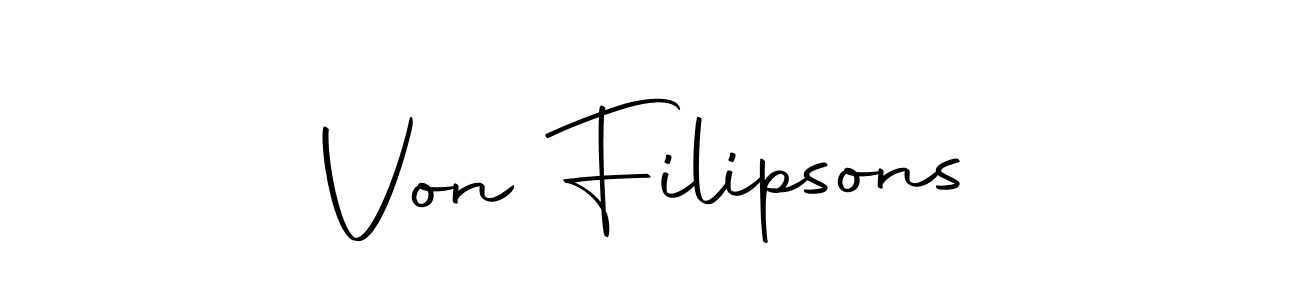 Also we have Von Filipsons name is the best signature style. Create professional handwritten signature collection using Autography-DOLnW autograph style. Von Filipsons signature style 10 images and pictures png