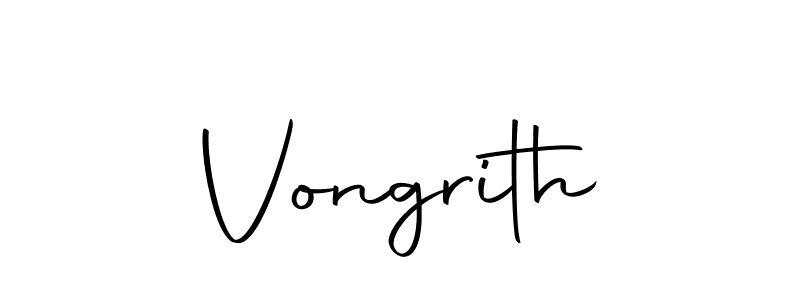 Design your own signature with our free online signature maker. With this signature software, you can create a handwritten (Autography-DOLnW) signature for name Vongrith. Vongrith signature style 10 images and pictures png