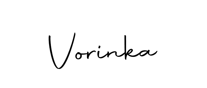 How to make Vorinka name signature. Use Autography-DOLnW style for creating short signs online. This is the latest handwritten sign. Vorinka signature style 10 images and pictures png