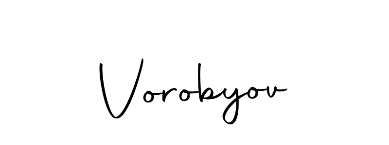 Autography-DOLnW is a professional signature style that is perfect for those who want to add a touch of class to their signature. It is also a great choice for those who want to make their signature more unique. Get Vorobyov name to fancy signature for free. Vorobyov signature style 10 images and pictures png