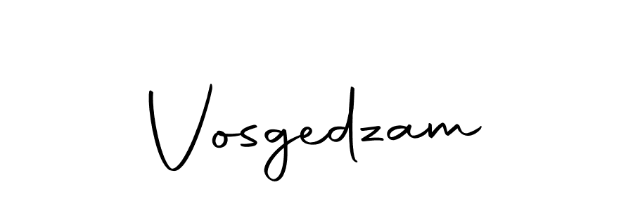 You should practise on your own different ways (Autography-DOLnW) to write your name (Vosgedzam) in signature. don't let someone else do it for you. Vosgedzam signature style 10 images and pictures png