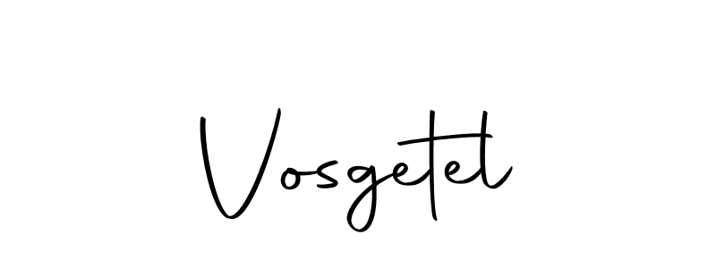 Vosgetel stylish signature style. Best Handwritten Sign (Autography-DOLnW) for my name. Handwritten Signature Collection Ideas for my name Vosgetel. Vosgetel signature style 10 images and pictures png