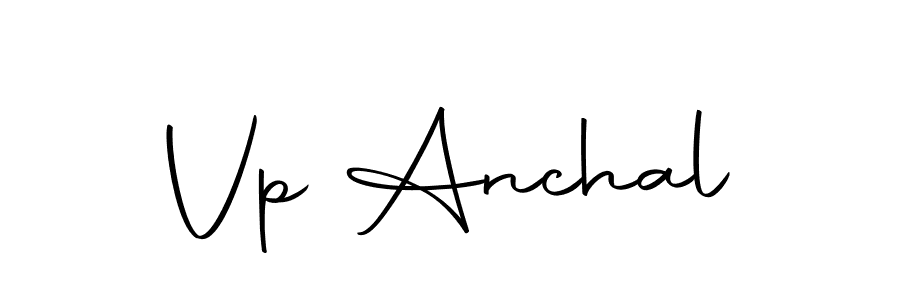 Create a beautiful signature design for name Vp Anchal. With this signature (Autography-DOLnW) fonts, you can make a handwritten signature for free. Vp Anchal signature style 10 images and pictures png
