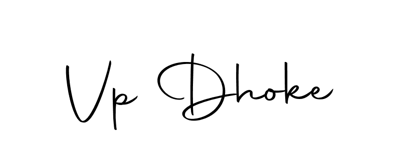 How to make Vp Dhoke signature? Autography-DOLnW is a professional autograph style. Create handwritten signature for Vp Dhoke name. Vp Dhoke signature style 10 images and pictures png